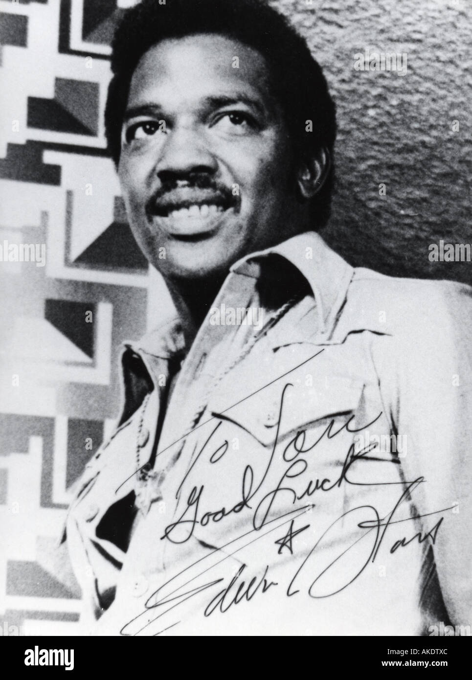 EDWIN STARR uns Tamla Motown-Sänger Stockfoto