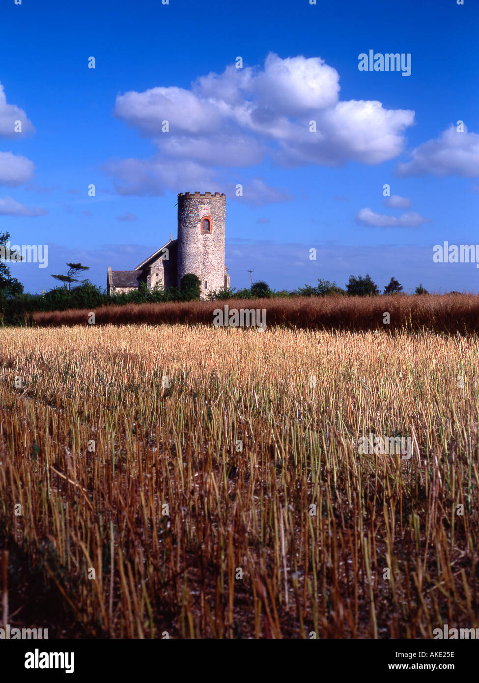 Kirche in Hardley Staithe Norfolk Stockfoto