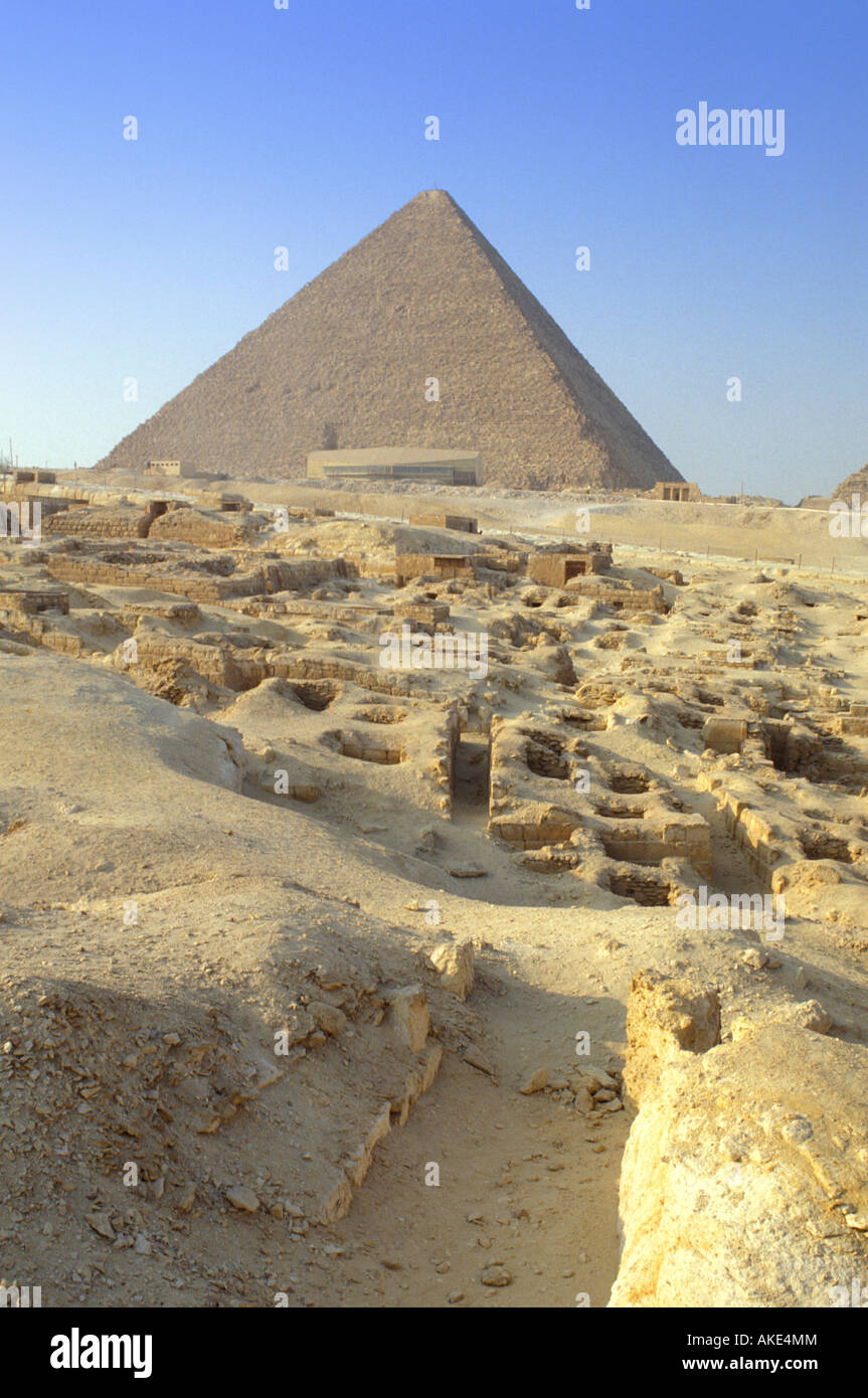 Cheops-Pyramide, Gizeh, Ägypten Stockfoto