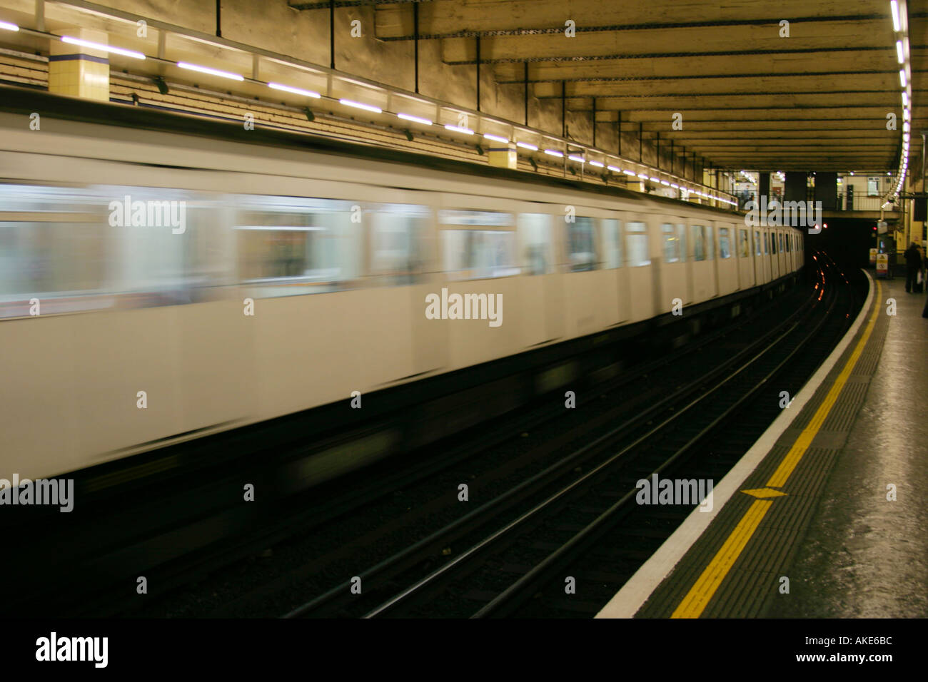 U-Bahn Station Aldgate East Stockfoto