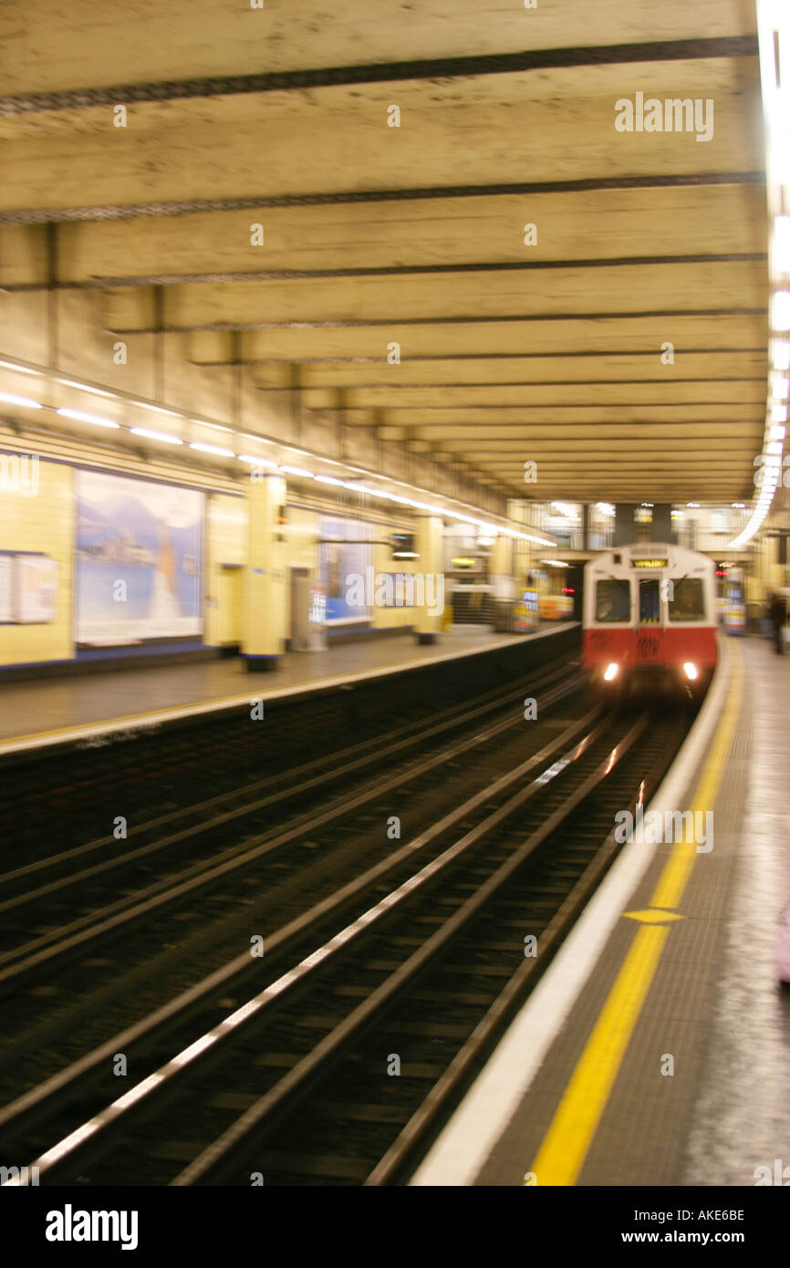 U-Bahn Station Aldgate East Stockfoto