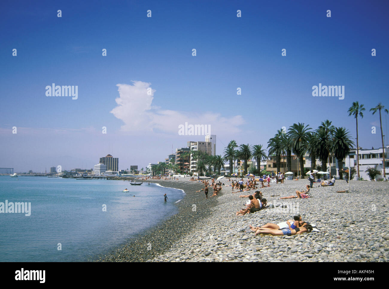 la Punta Strand, Lima-Callao, peru Stockfoto