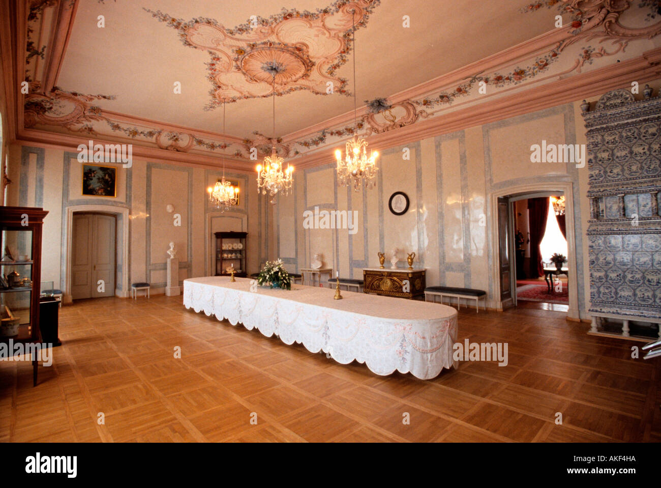 Lettland, Bauska, Schloss Rundale Bei Bauska Stockfoto