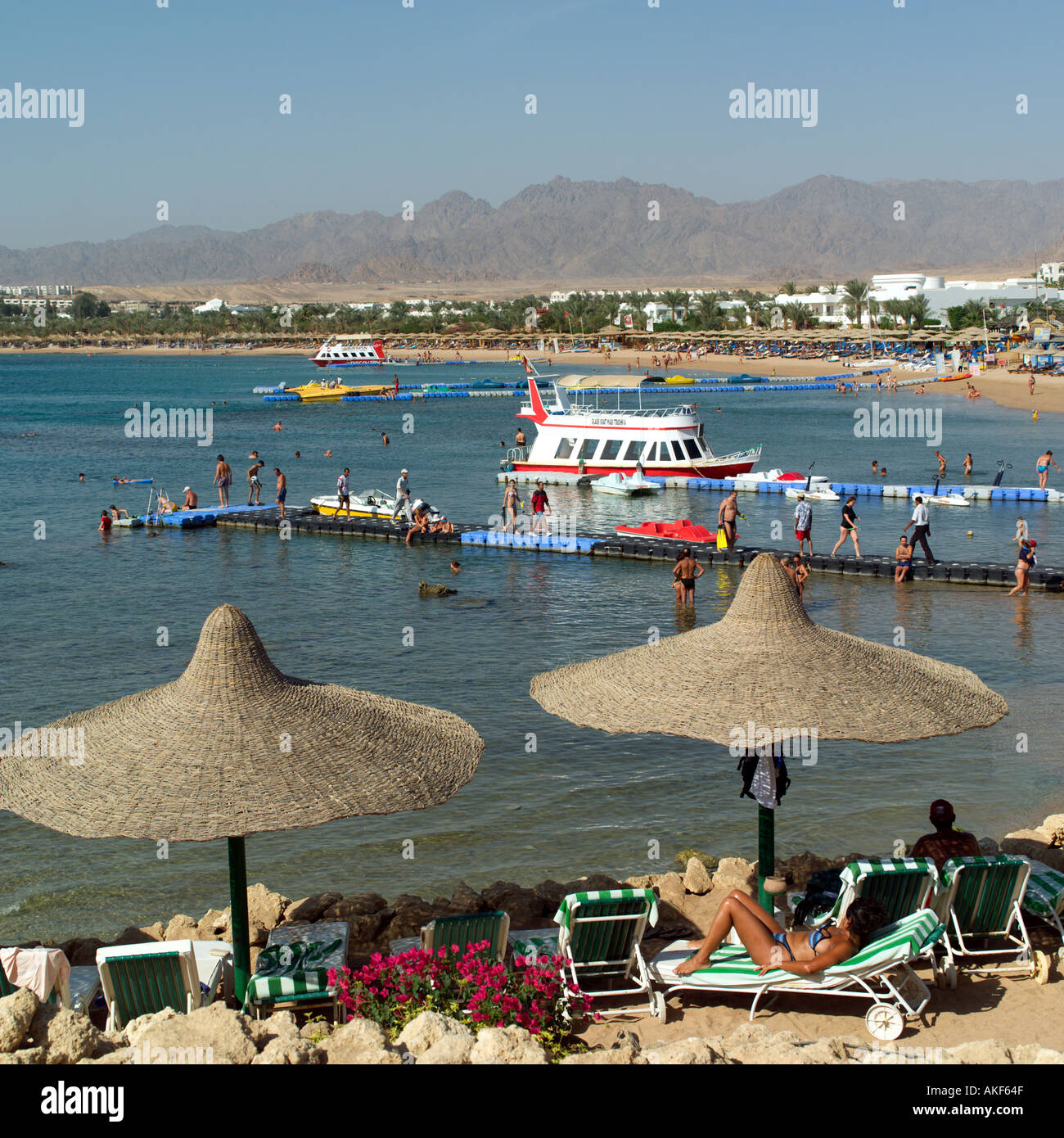 Sharm El Sheikh, Strand Stockfoto