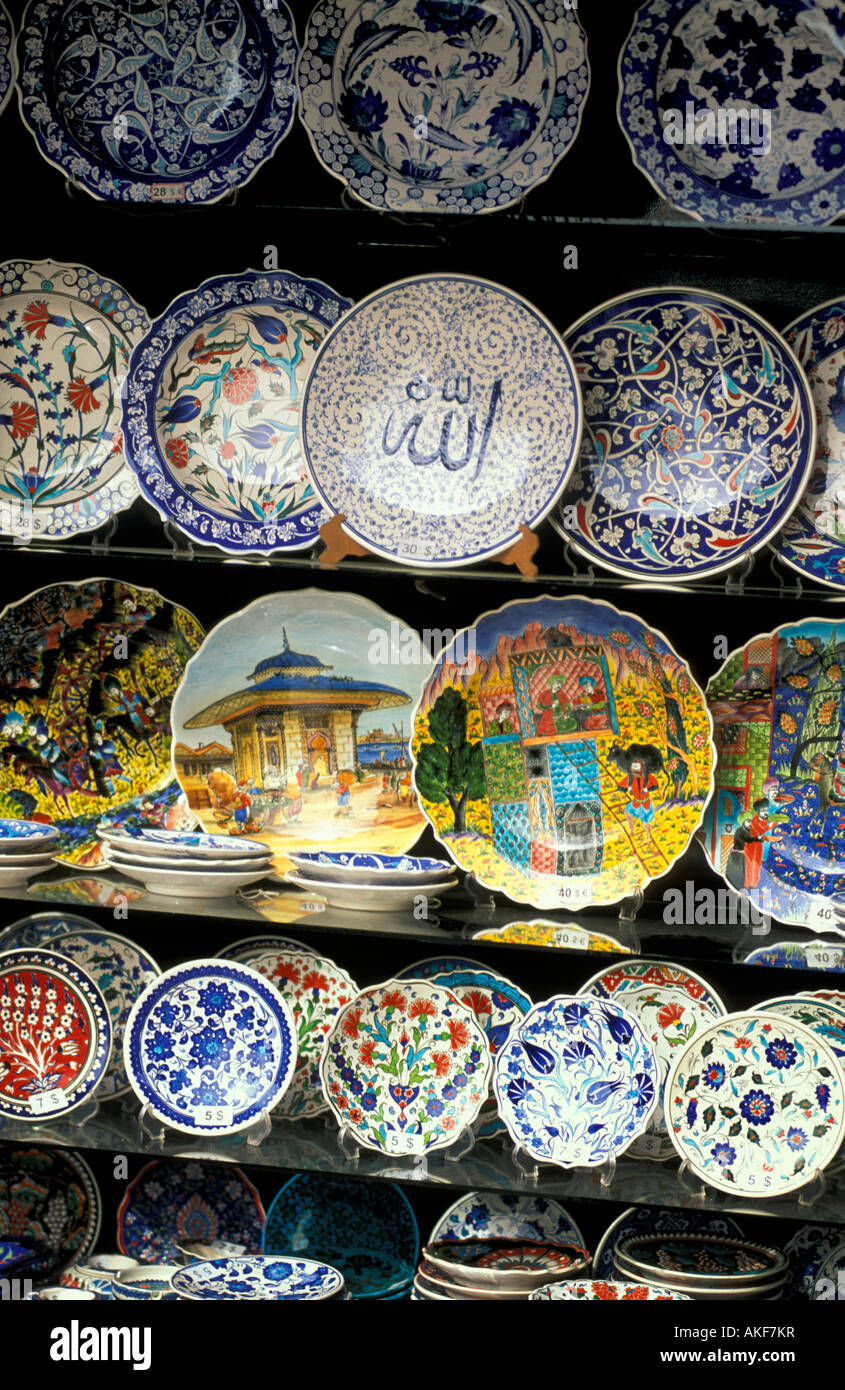 Töpfereien auf Verkauf, Istanbul, Türkei Stockfoto