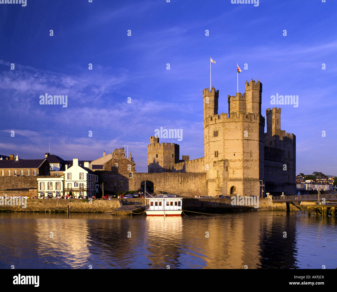 GB - WALES: Caernarfon Castle Stockfoto