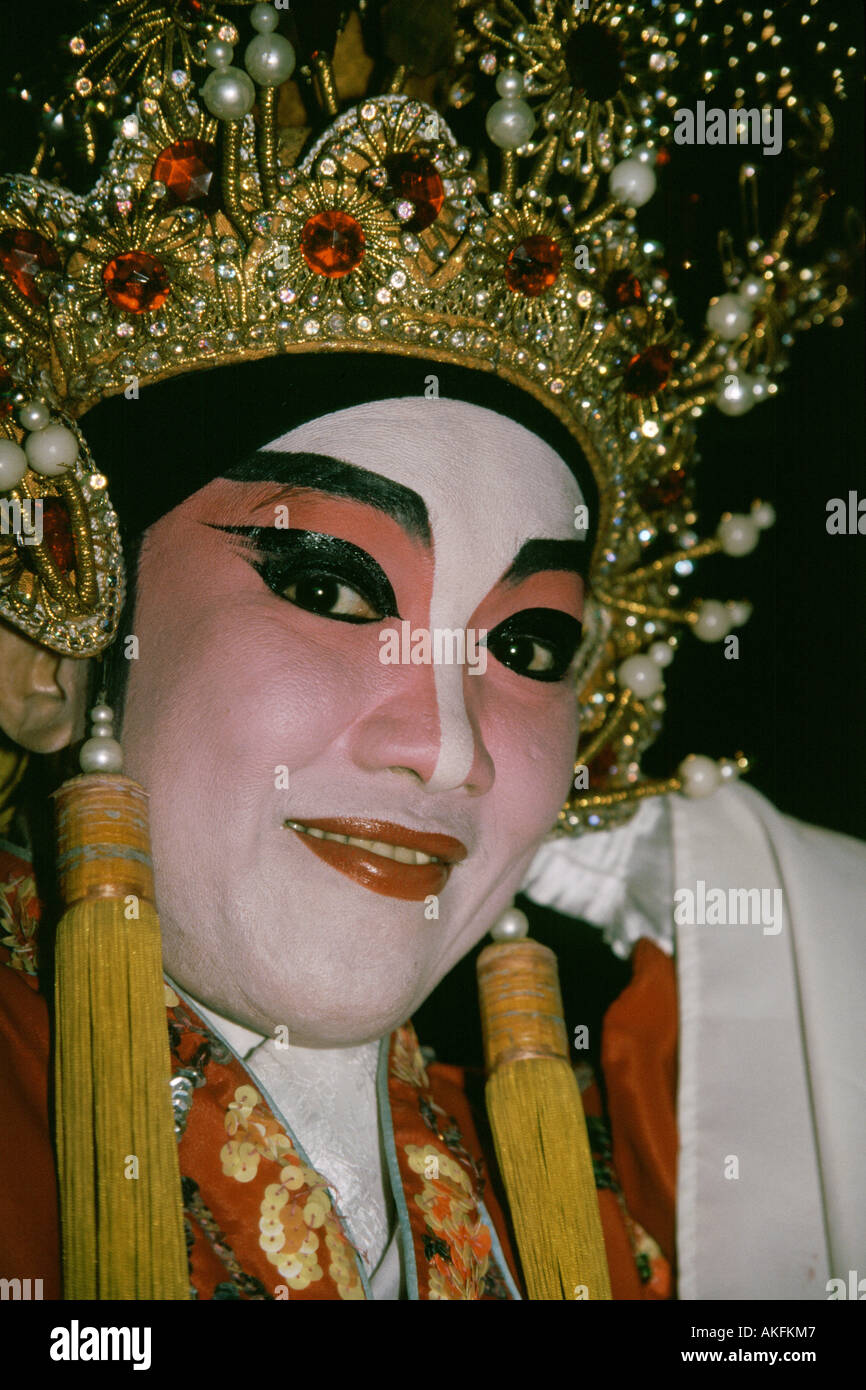 Chinesische Oper Schauspielerin Porträt Stockfoto