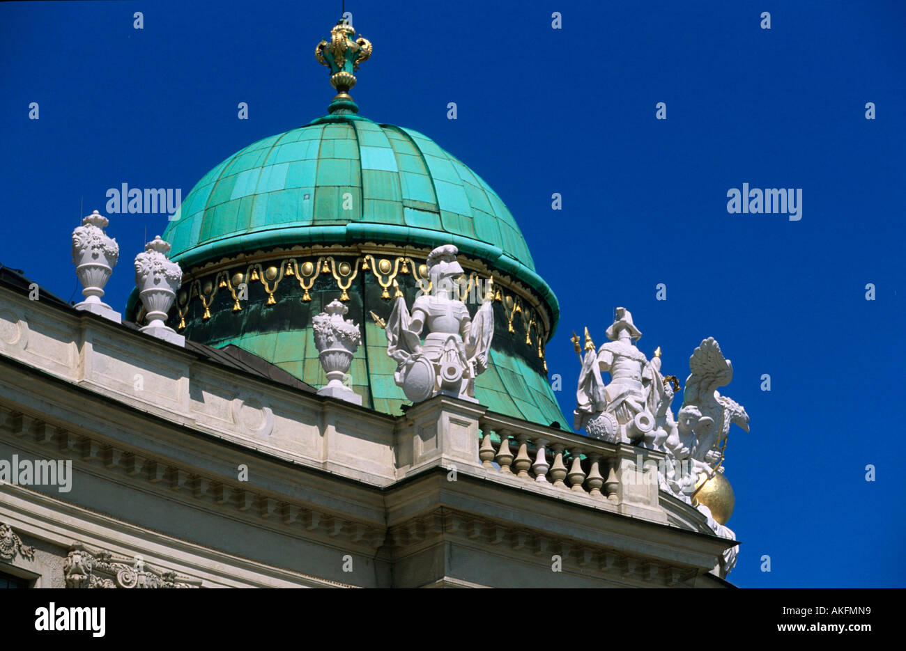 Österreich, Wien 1, findet am Michaelertrakt der Hofburg, Blick Vom Michaelerplatz Stockfoto