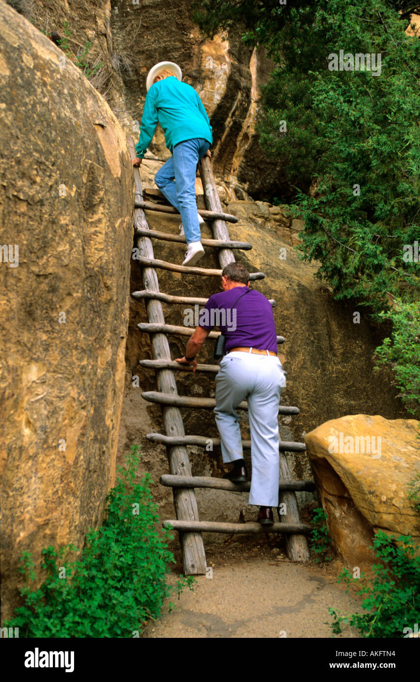 USA, Colorado, Mesa Verde Nationalpark, Cliff Palace Stockfoto