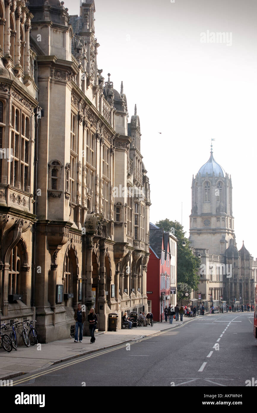 Ansicht des Rathauses in St Aldates Oxford Stockfoto