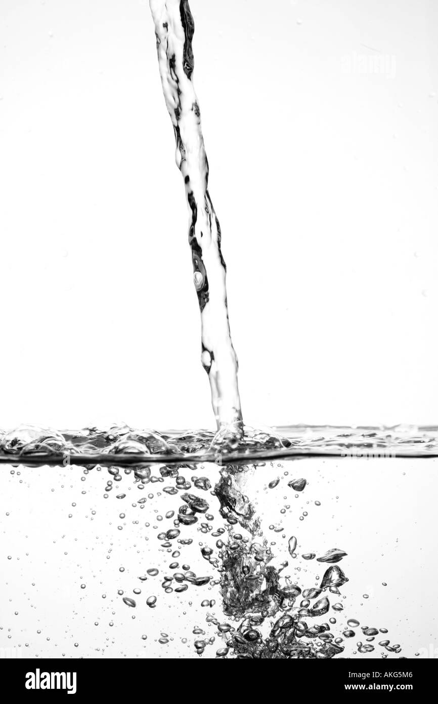 strömenden Wasser frisch watersplash Stockfoto