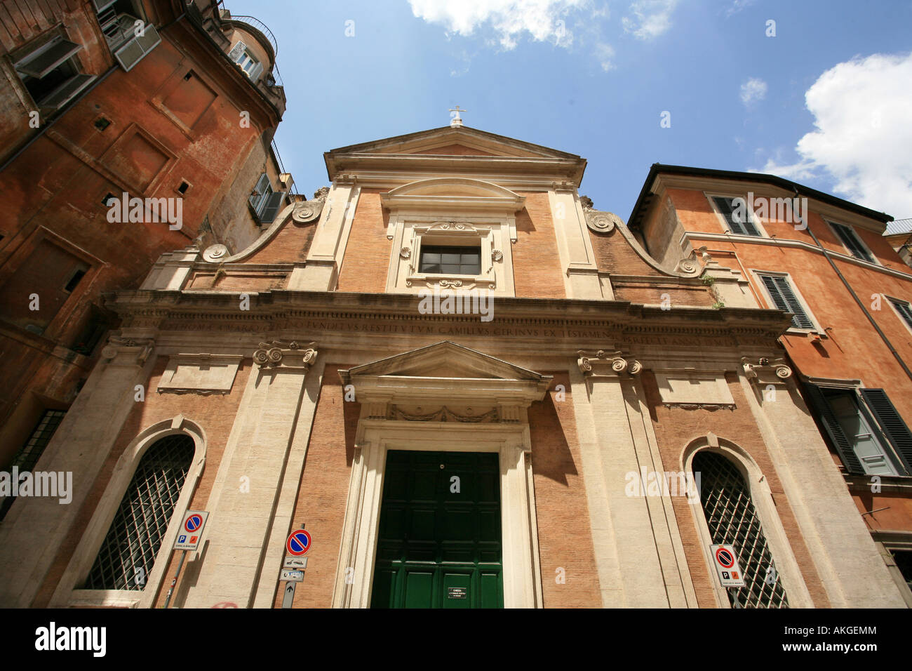 San Tommaso Apostolo Kirche, Einschenken Bezirk, Rom, Latium, Italien Stockfoto