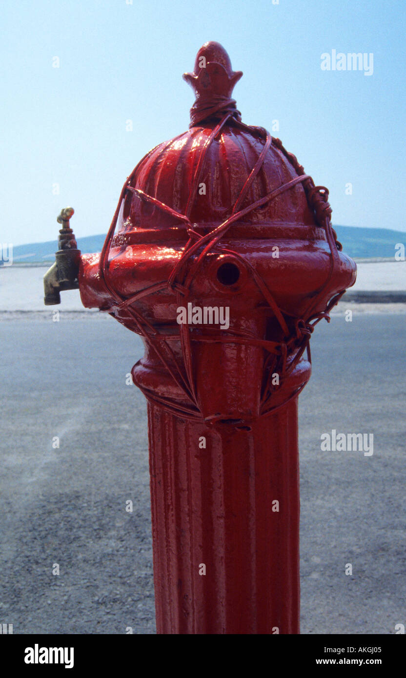 Reparierte Hydranten, Dingle, Irland Stockfoto