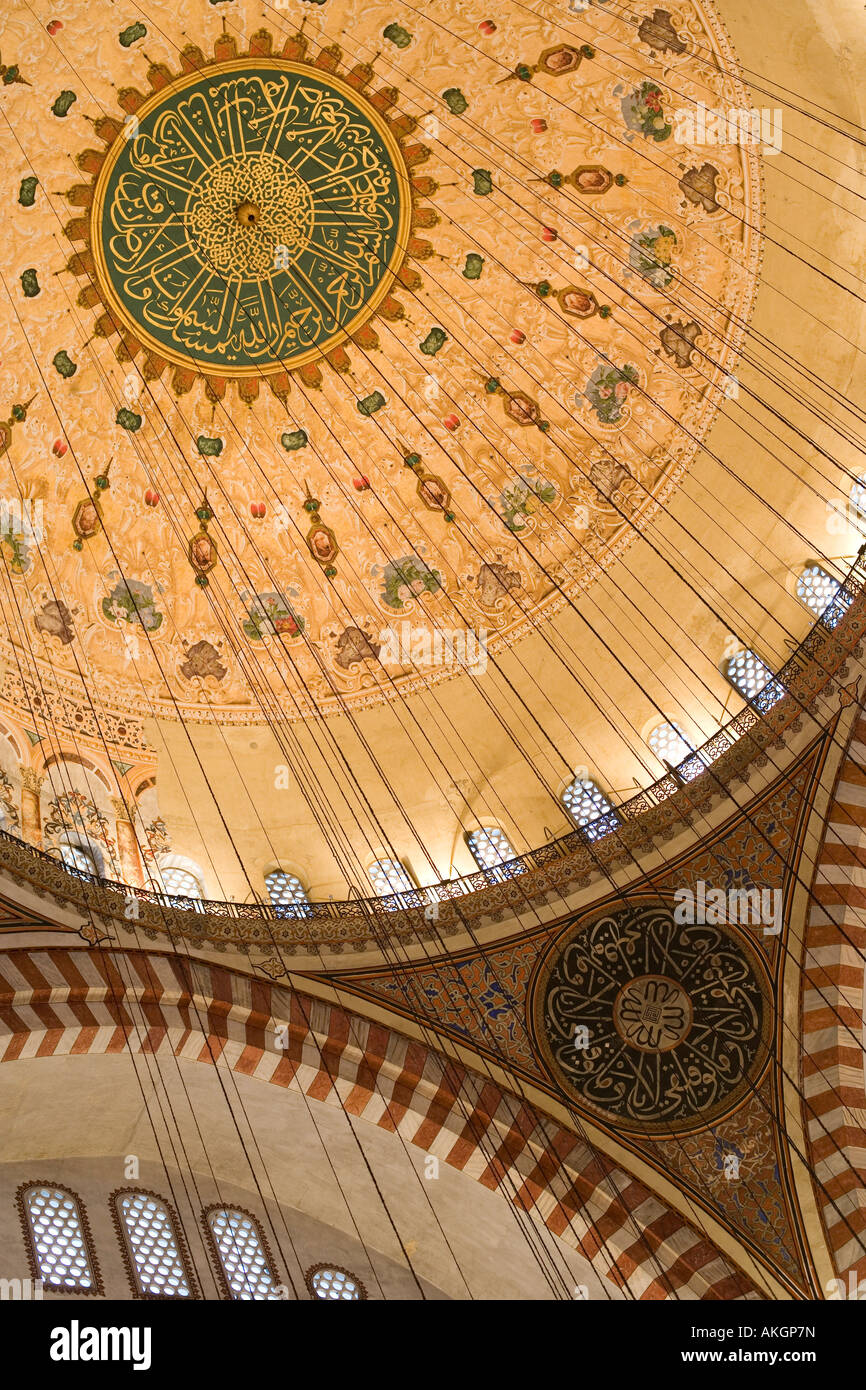 Sultan Süleyman Moschee Istanbul Türkei Stockfoto