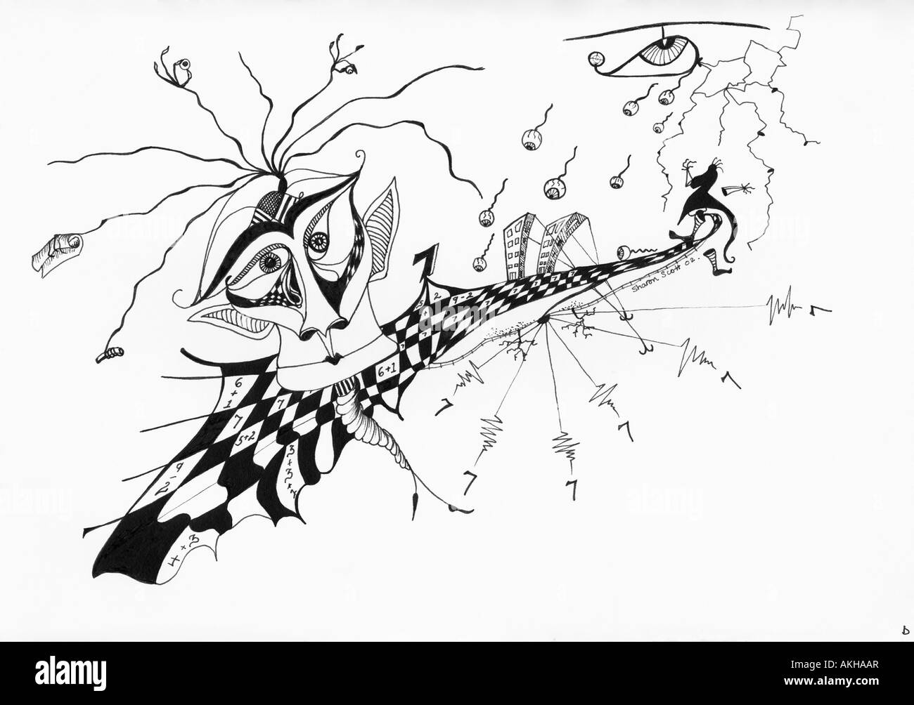 Von "Visuelles Tagebuch" von Sharon Scott Leeds West Yorkshire England UK Stockfoto