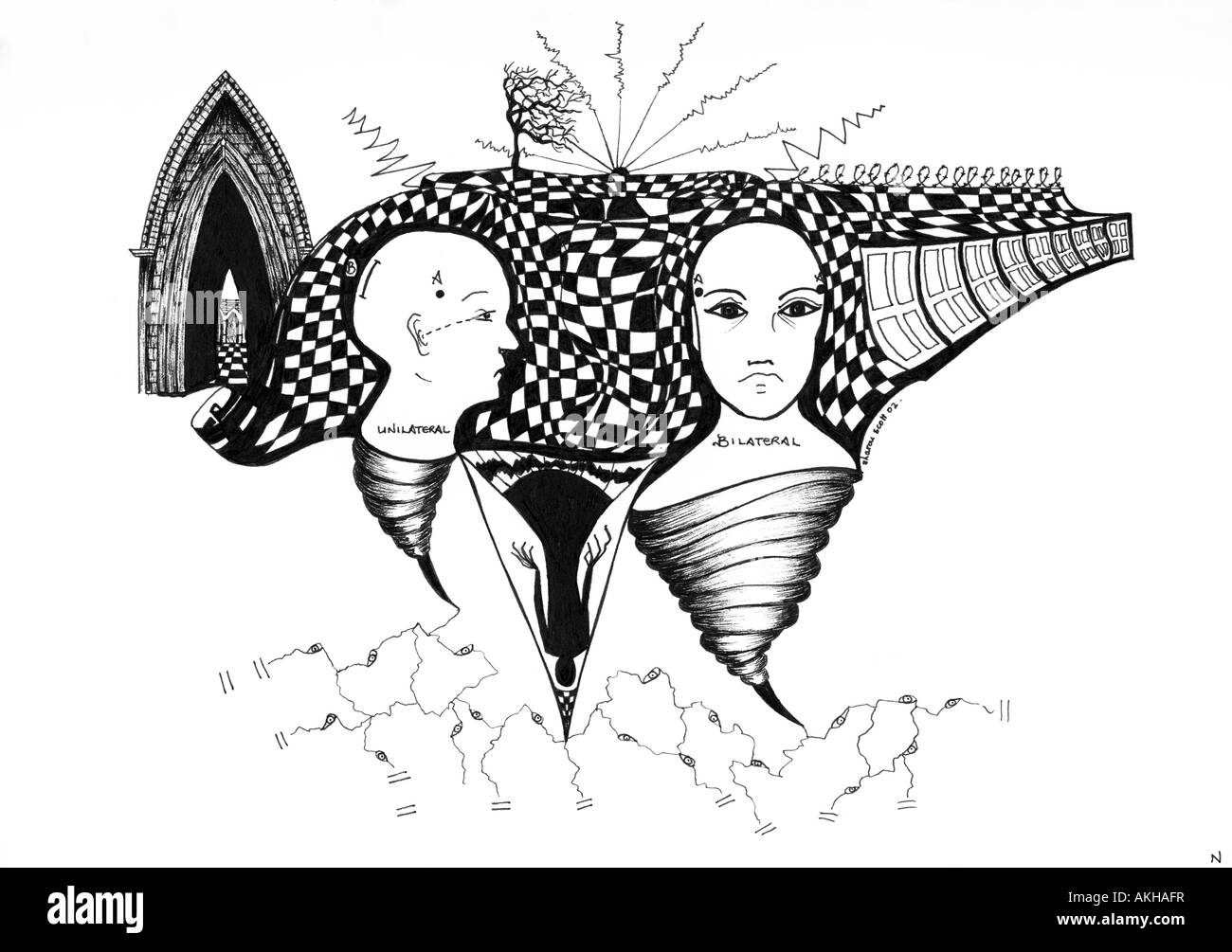 Von "Visuelles Tagebuch" von Sharon Scott Leeds West Yorkshire England UK Stockfoto