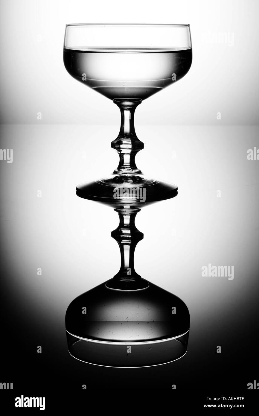 Champagnergläser bereit zum feiern Stockfoto