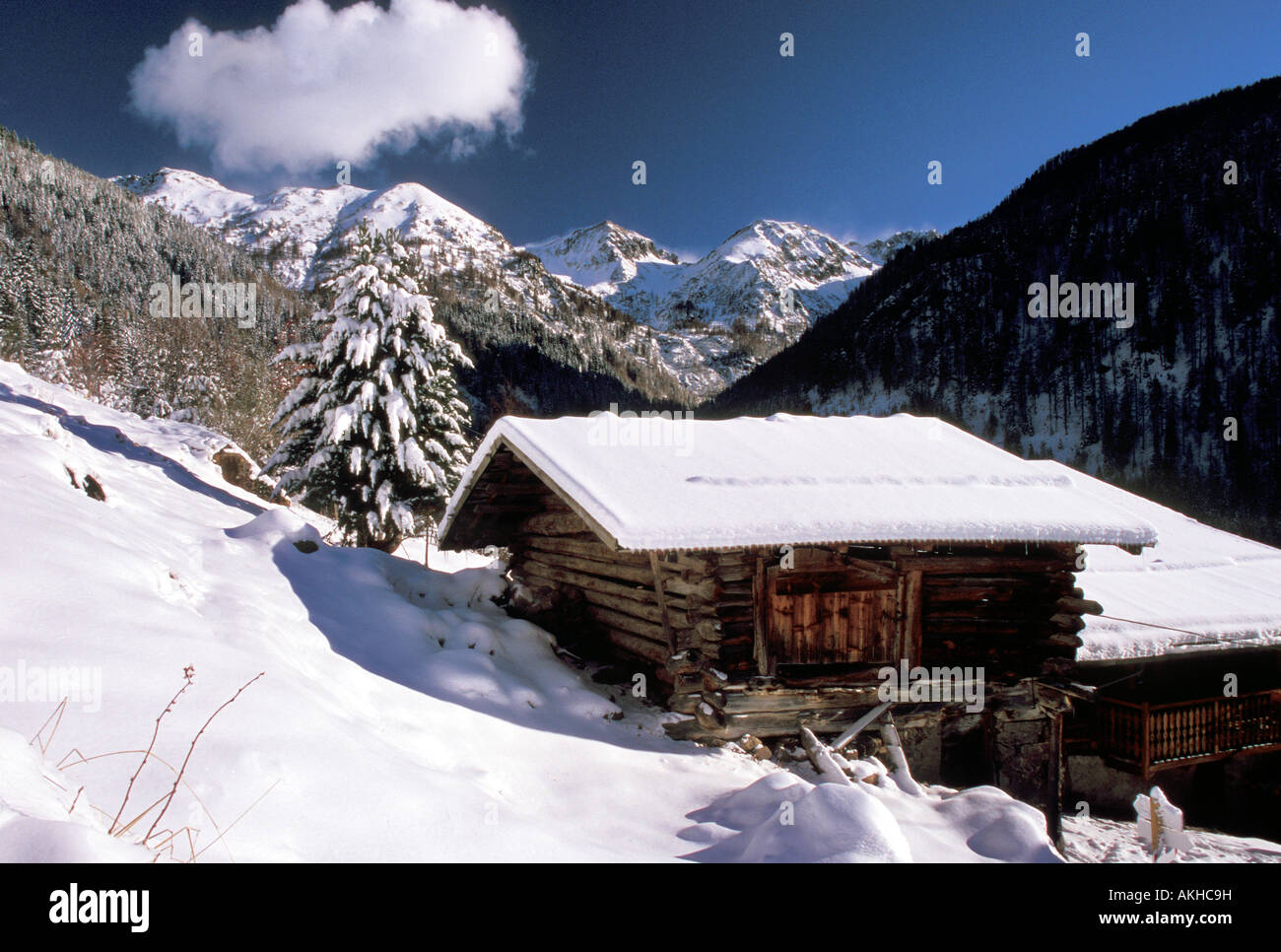 Landschaft auf Lagorai Gebirgskette von Palù del Fersina, Valle dei Mocheni, Trentino Alto Adige, Italien Stockfoto