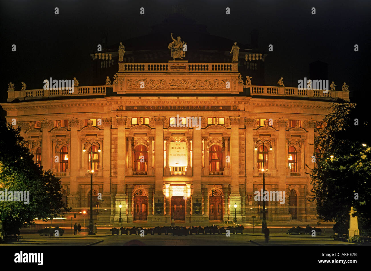 Hofburg-Theater in Wien Stockfoto