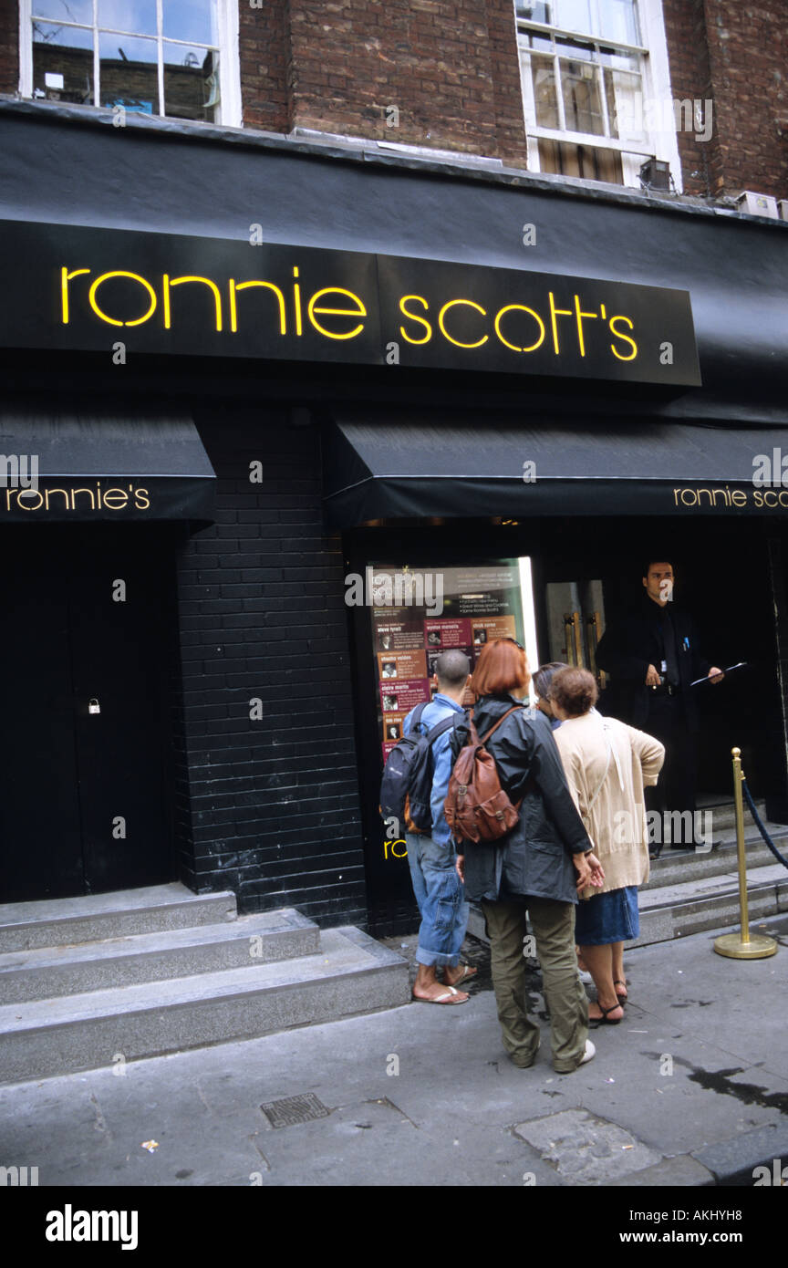 Ronnie Scotts Jazzclub London Stockfoto