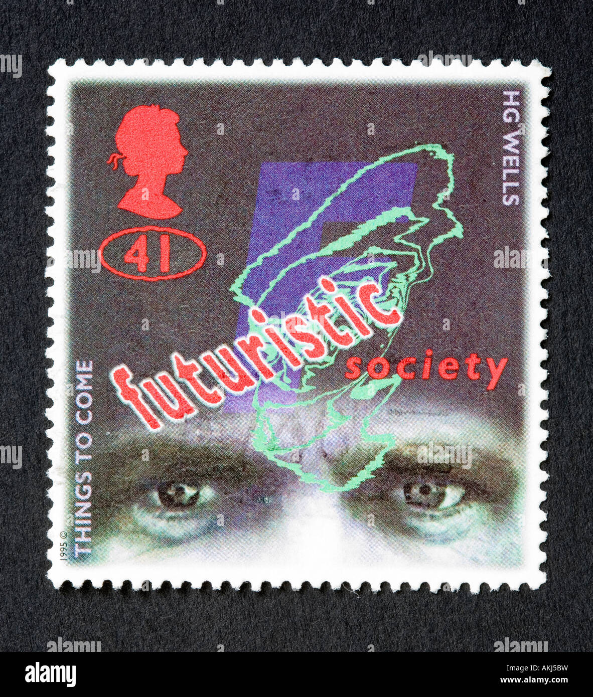 Britische Briefmarke Stockfoto