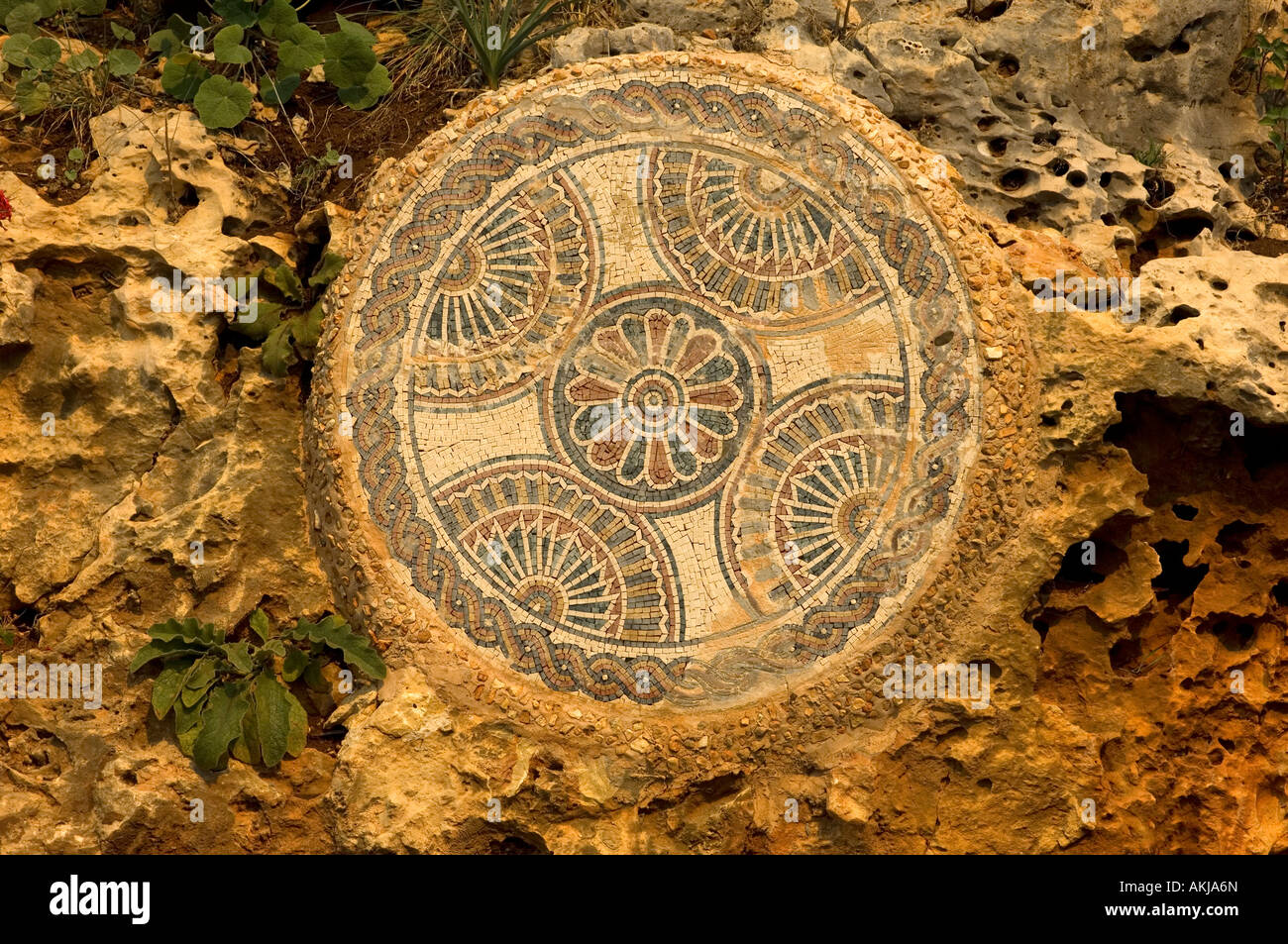 Mosaik-Kunst-Werk Stockfoto