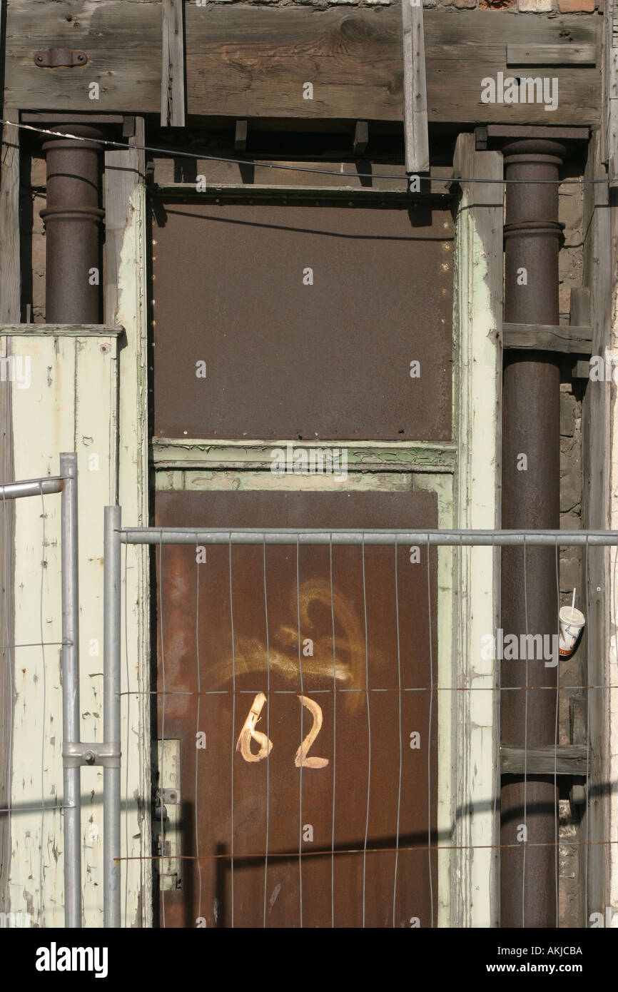 BAUFORSCHUNG baufällig Georgisch oder Regency Tür Rumpf Humberside UK Stockfoto