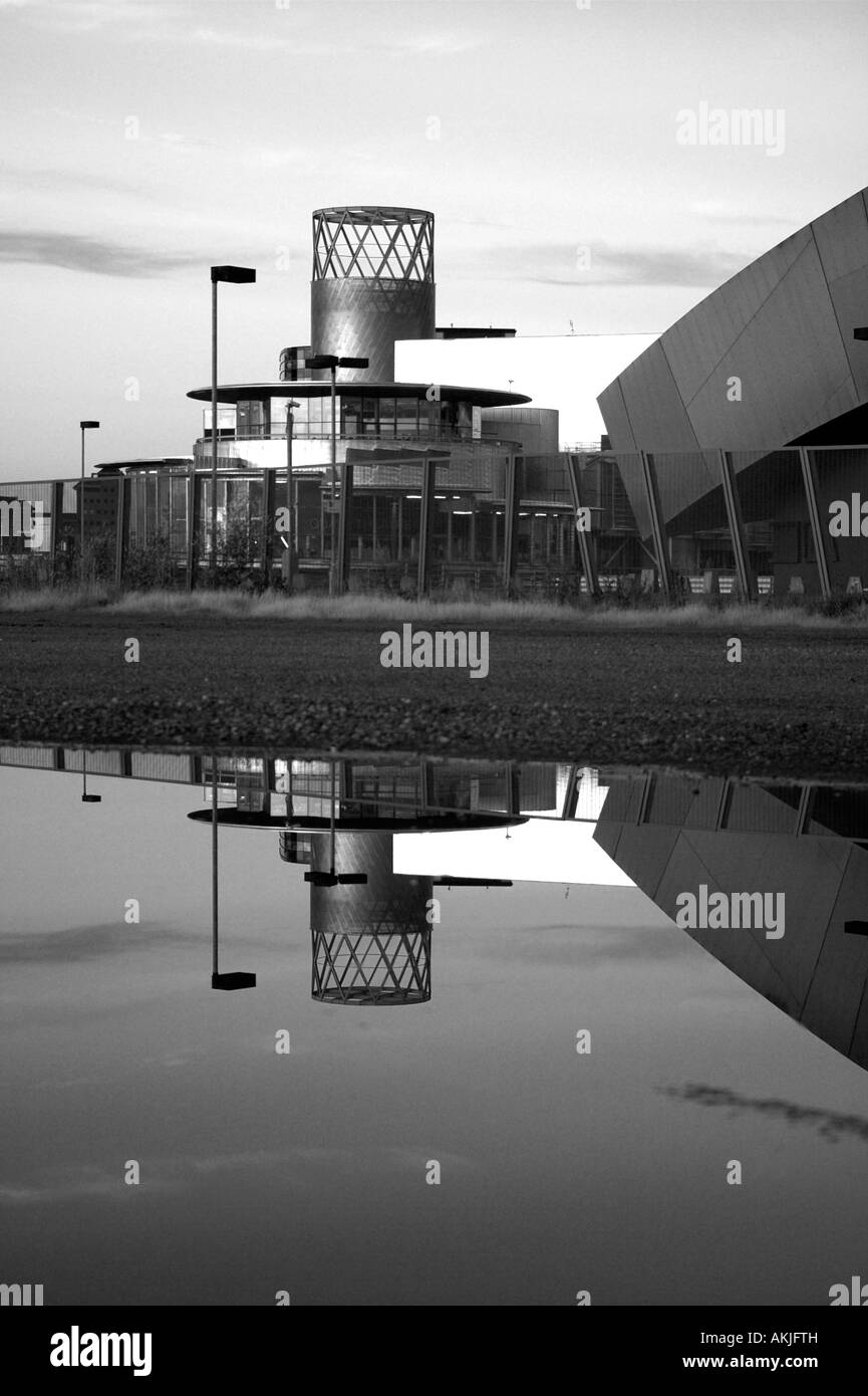 Die Lowry und Imperial War Museum, Salford Quays, Manchester, UK Stockfoto