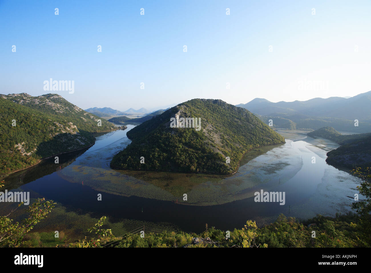 Montenegro, Zentralregion, der Skutarisee (Skadarsko Jezero), Rijeka