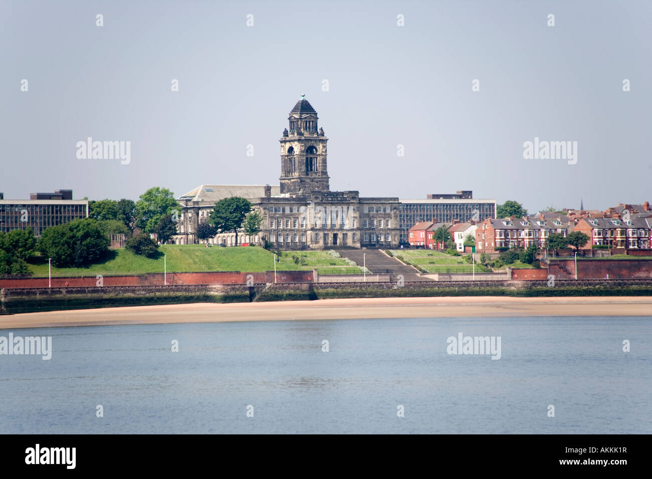 Wallasey Rathaus, Seacombe Wirral, Mersey River, Liverpool, England Stockfoto