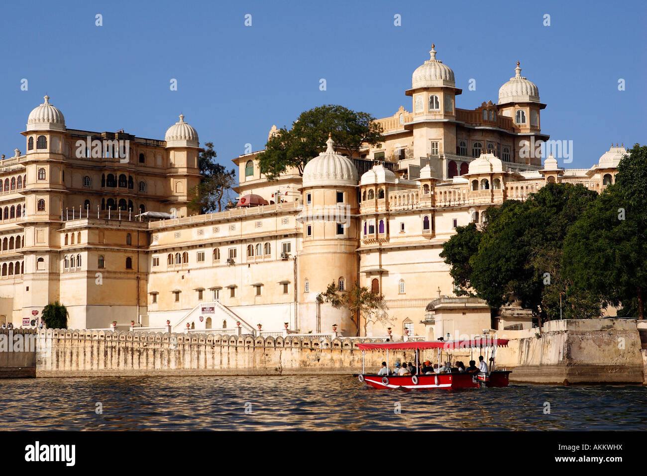 Indien, Rajasthan, Udaipur, Königspalast Stockfoto