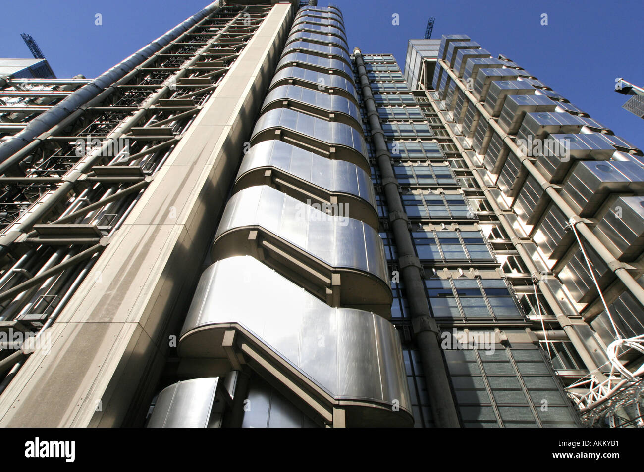 Lloyds Versicherung Gebäude in der Londoner City finanziellen Bezirk von London England UK Stockfoto