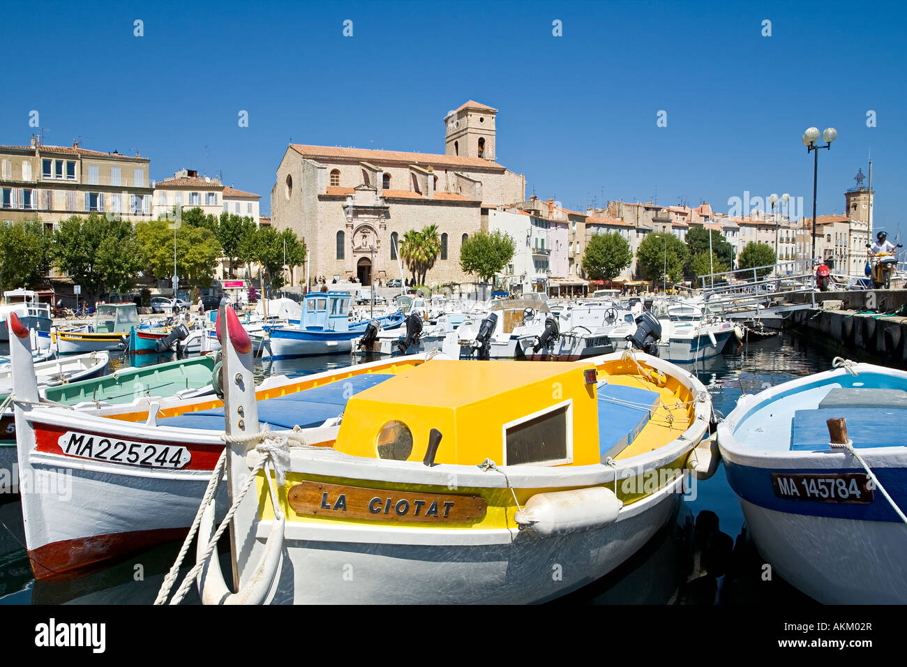 Der Hafen von La Ciotat, Provence, Frankreich. Stockfoto