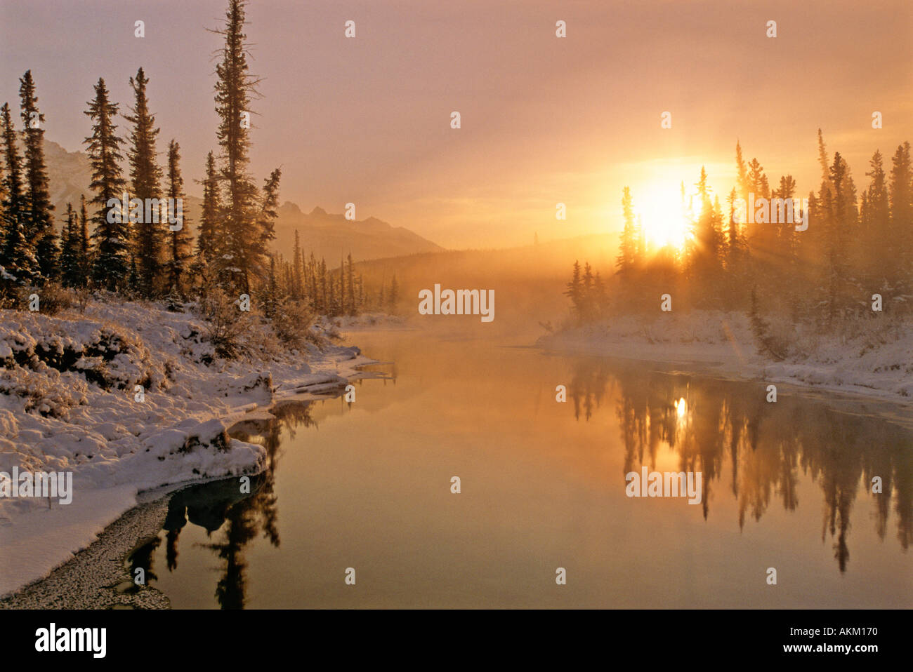 Kalte Quelle am Rocky River 2 Stockfoto