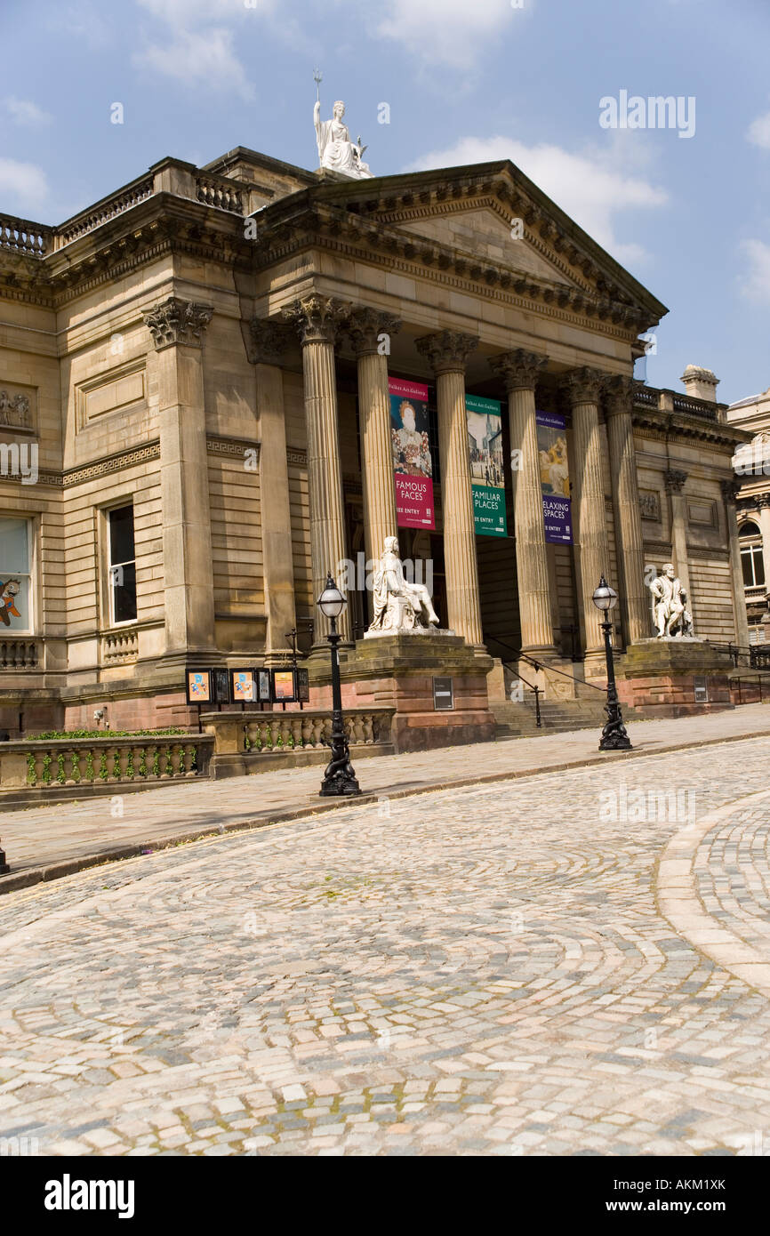 Der Walker Art Gallery in der William Brown Street, Liverpool, England Stockfoto