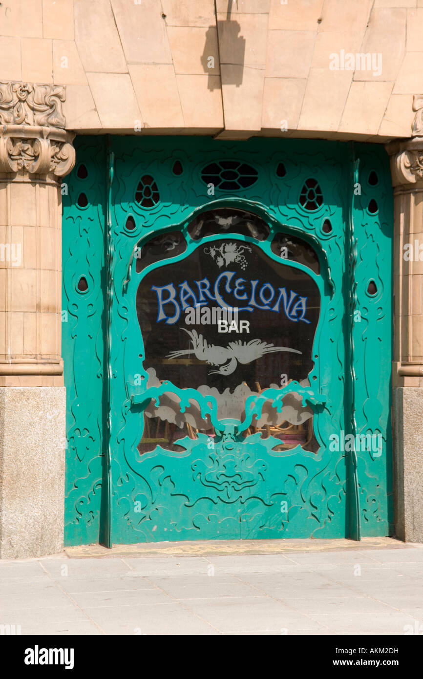 Art-Deco-Barcelona Bar in Renshaw Straße in Liverpool, England Stockfoto