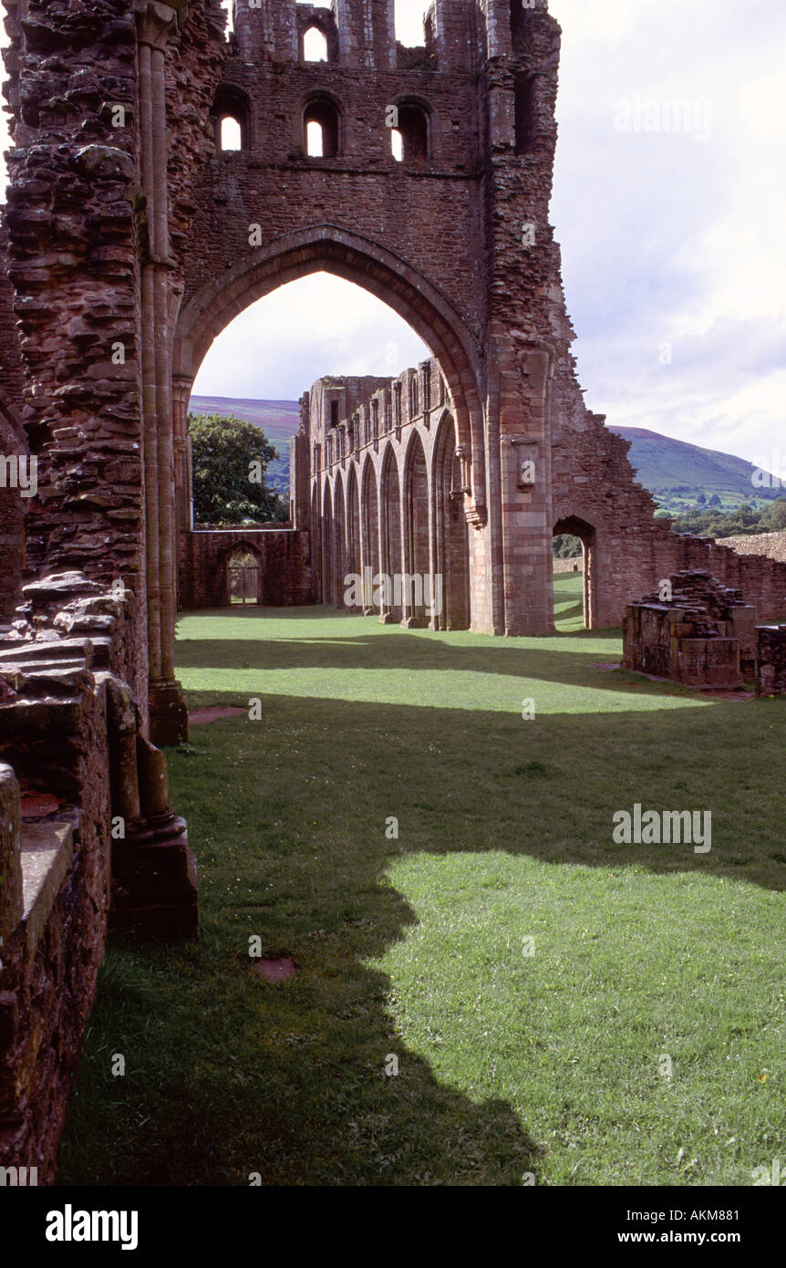 LLANTHONY ABBEY GWENT WALES UK Stockfoto