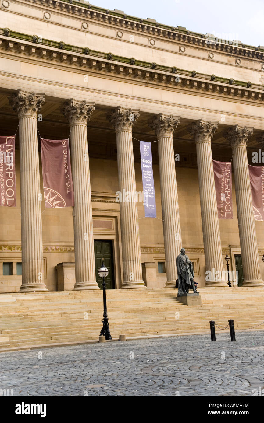 St.-Georgs Halle in Liverpool England Stockfoto