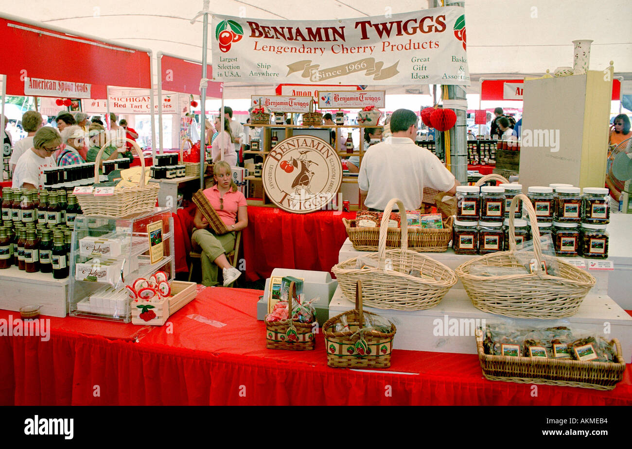 Traverse City Michigan National Cherry Festival Stockfoto