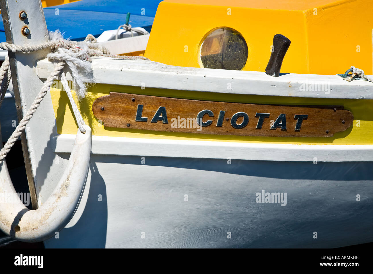 Der Hafen von La Ciotat, Provence, Frankreich. Stockfoto