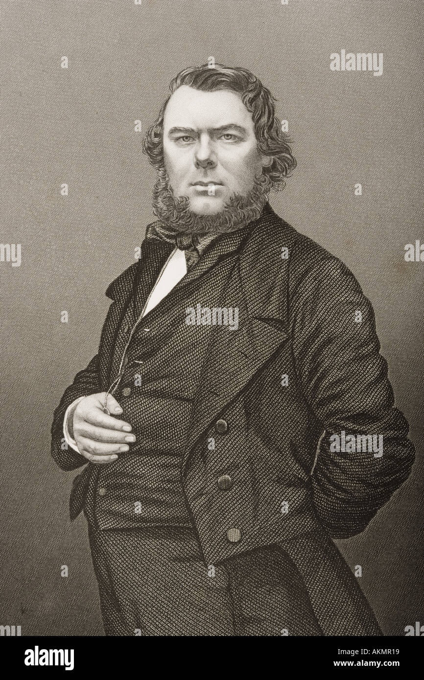 Hugh Stowell Braun, 1823 - 1886. Manx christliche Minister und namhafte Prediger, Pfarrer von Liverpool. Stockfoto