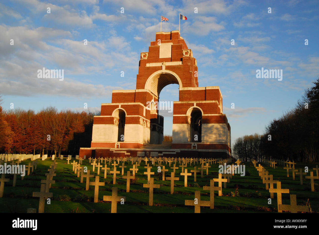 Thiepval Gedenkstätte, Somme, Frankreich Stockfoto