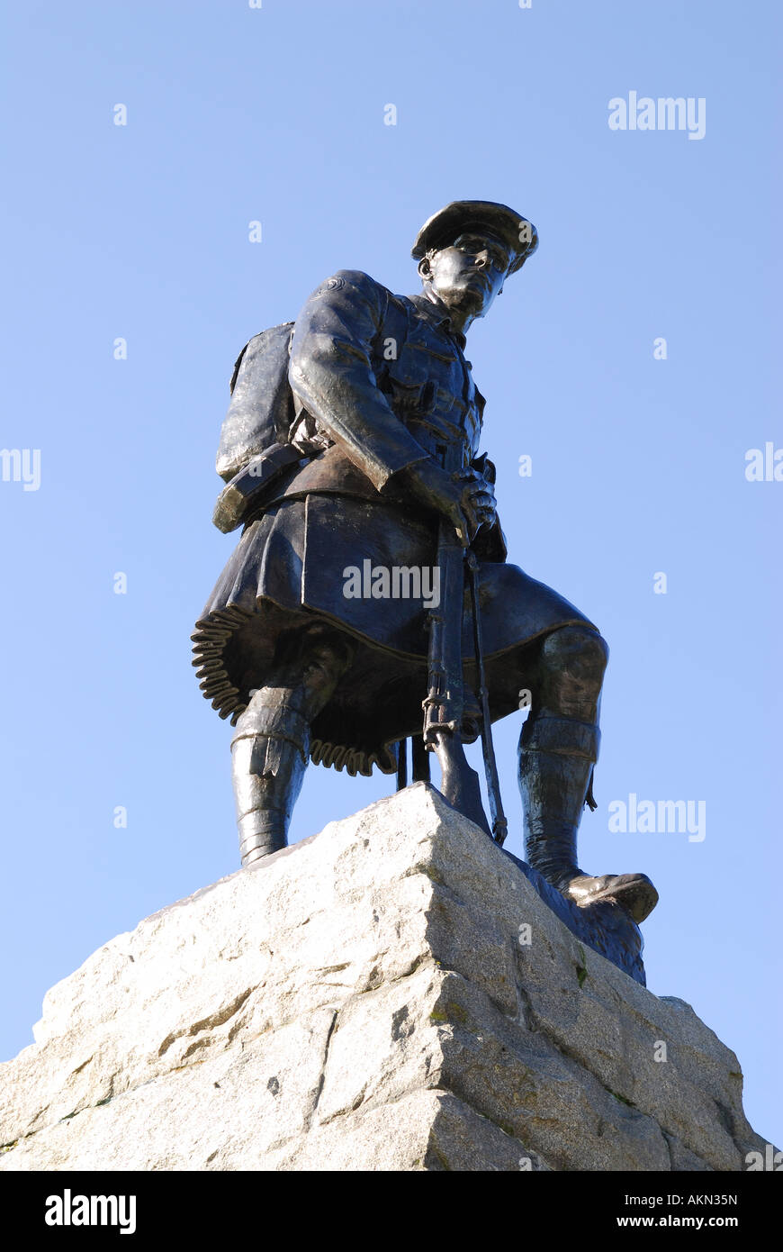 51. Highland Division Memorial, Neufundland-Gedenkpark Beaumont-Hamel, Somme, Frankreich Stockfoto