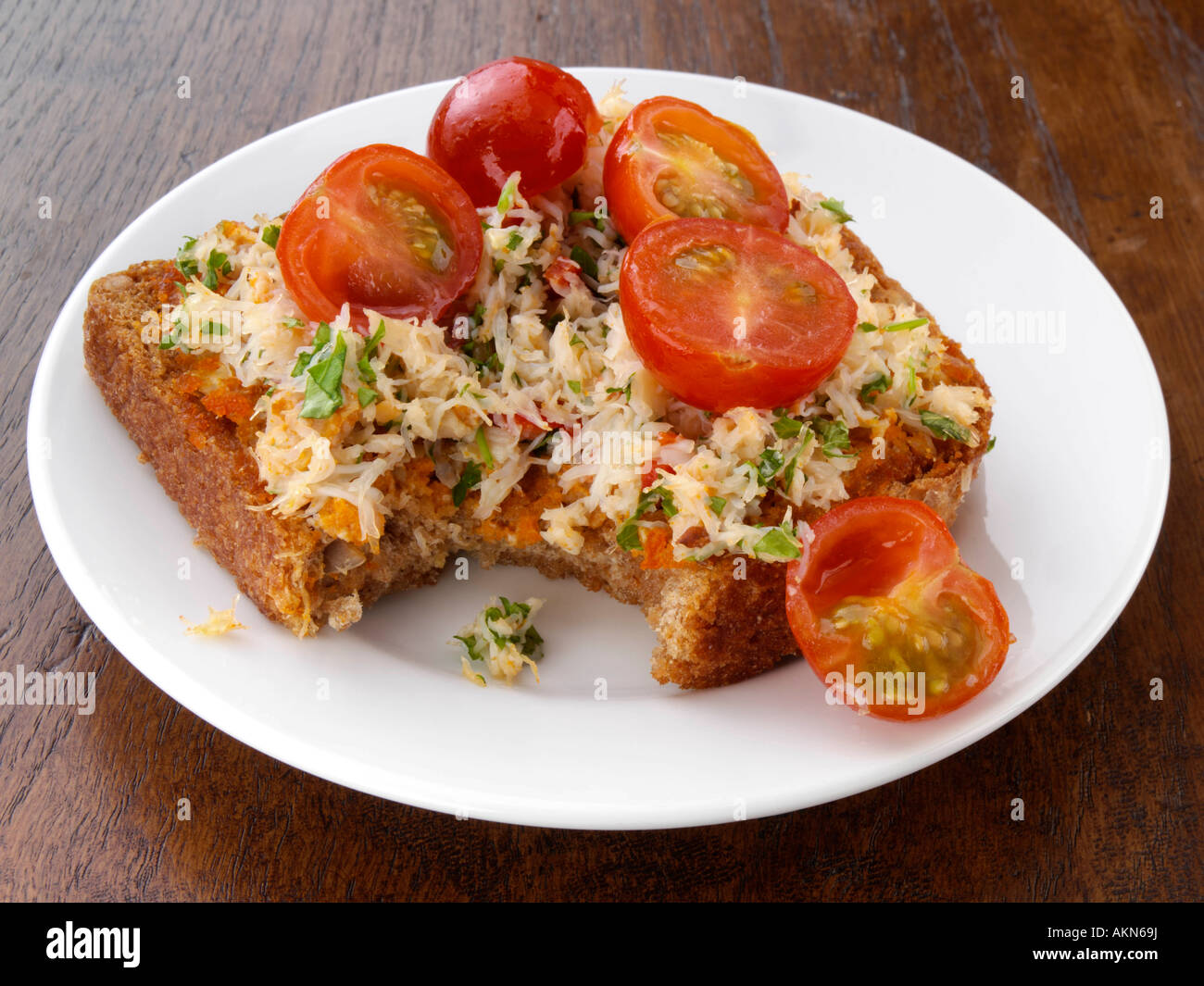 Krabben bruschetta -Fotos und -Bildmaterial in hoher Auflösung – Alamy