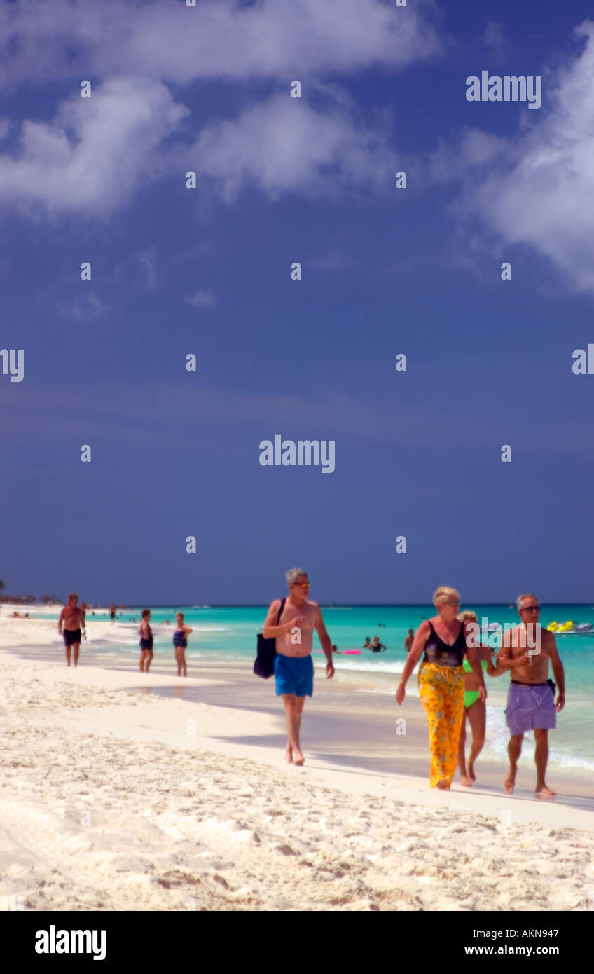 Eagle Beach, Aruba, kleine Antillen, Caribbean Stockfoto