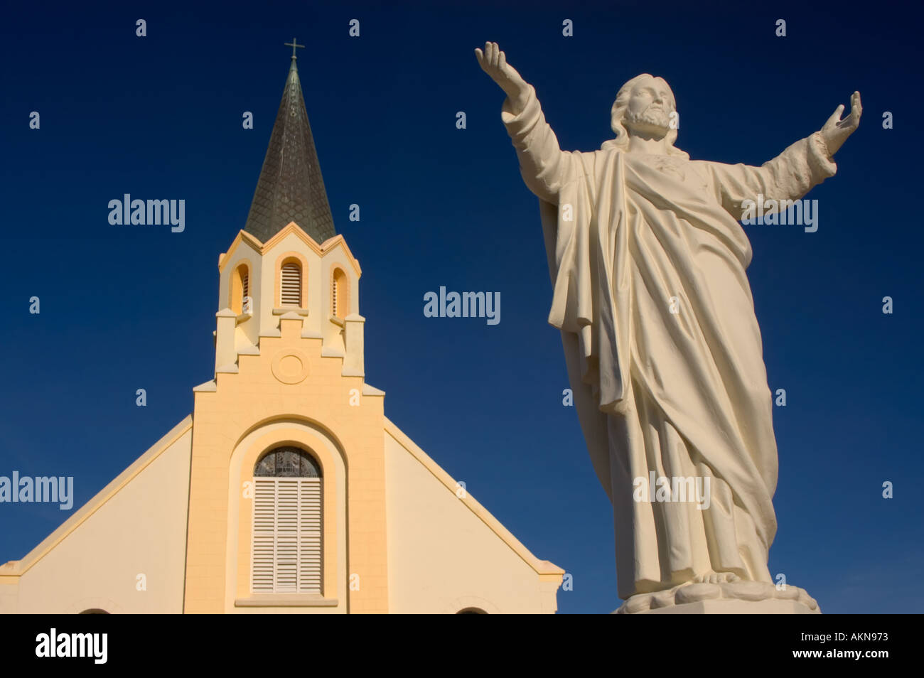 Santa-Anna-Kirche, Aruba, kleine Antillen, Caribbean Stockfoto