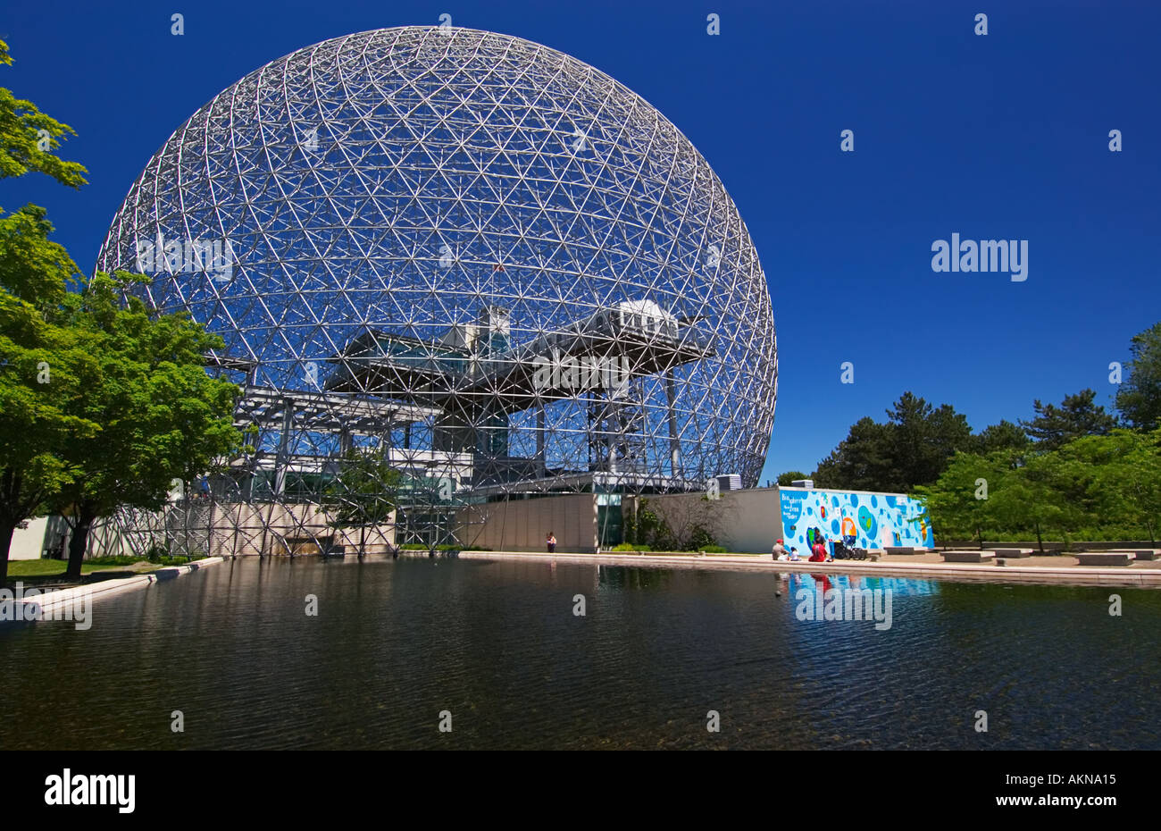 Biosphäre, Île Sainte-Hélène, Parc des Iles, Montreal, Quebec, Kanada Stockfoto