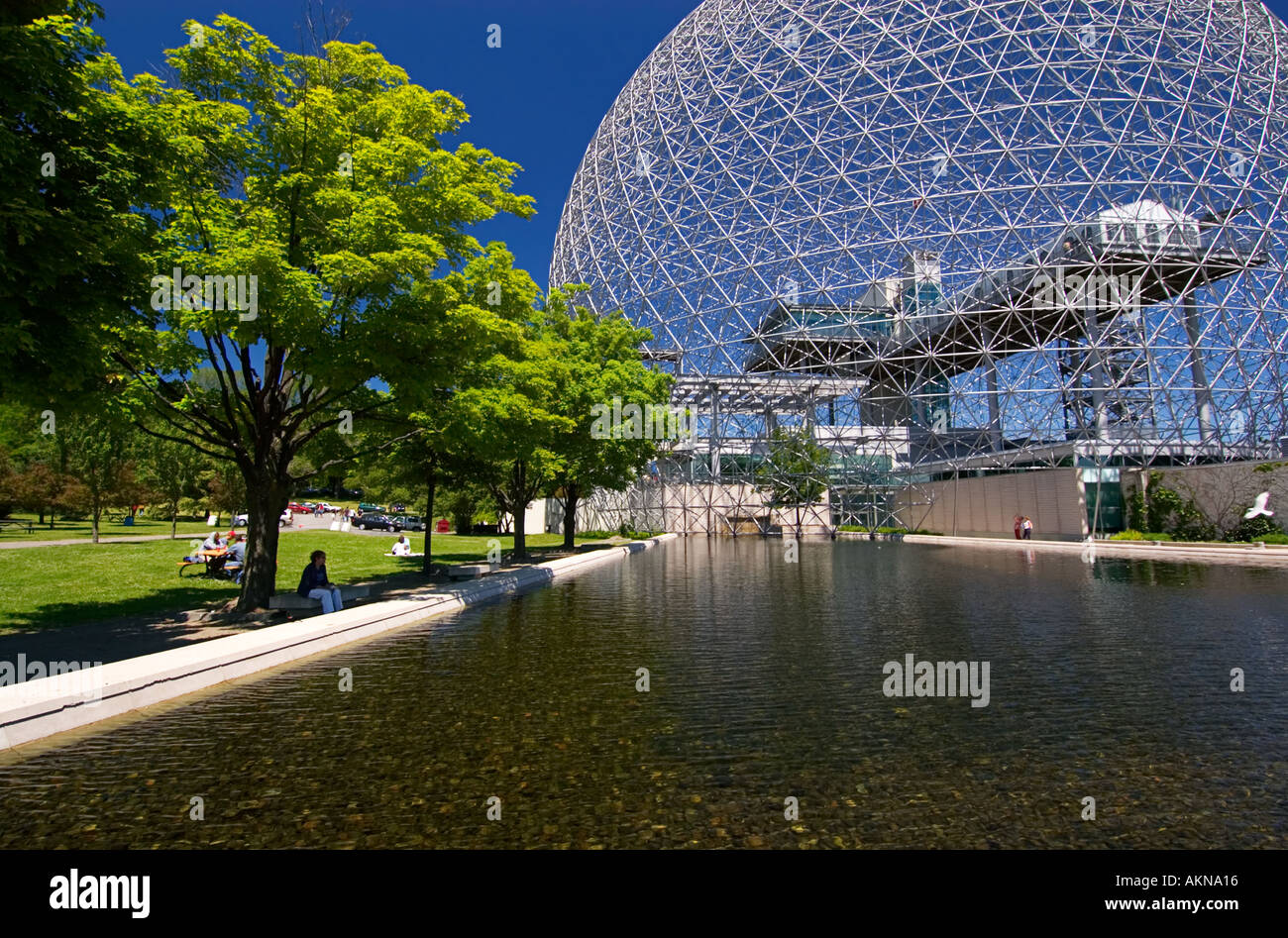 Biosphäre, Île Sainte-Hélène, Parc des Iles, Montreal, Quebec, Kanada Stockfoto