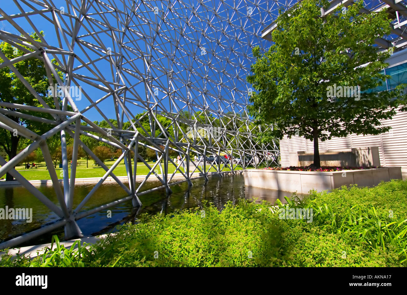 Biosphäre, Île Sainte-Hélène, Parc des Iles, Montreal, Quebec, Kanada Stockfoto