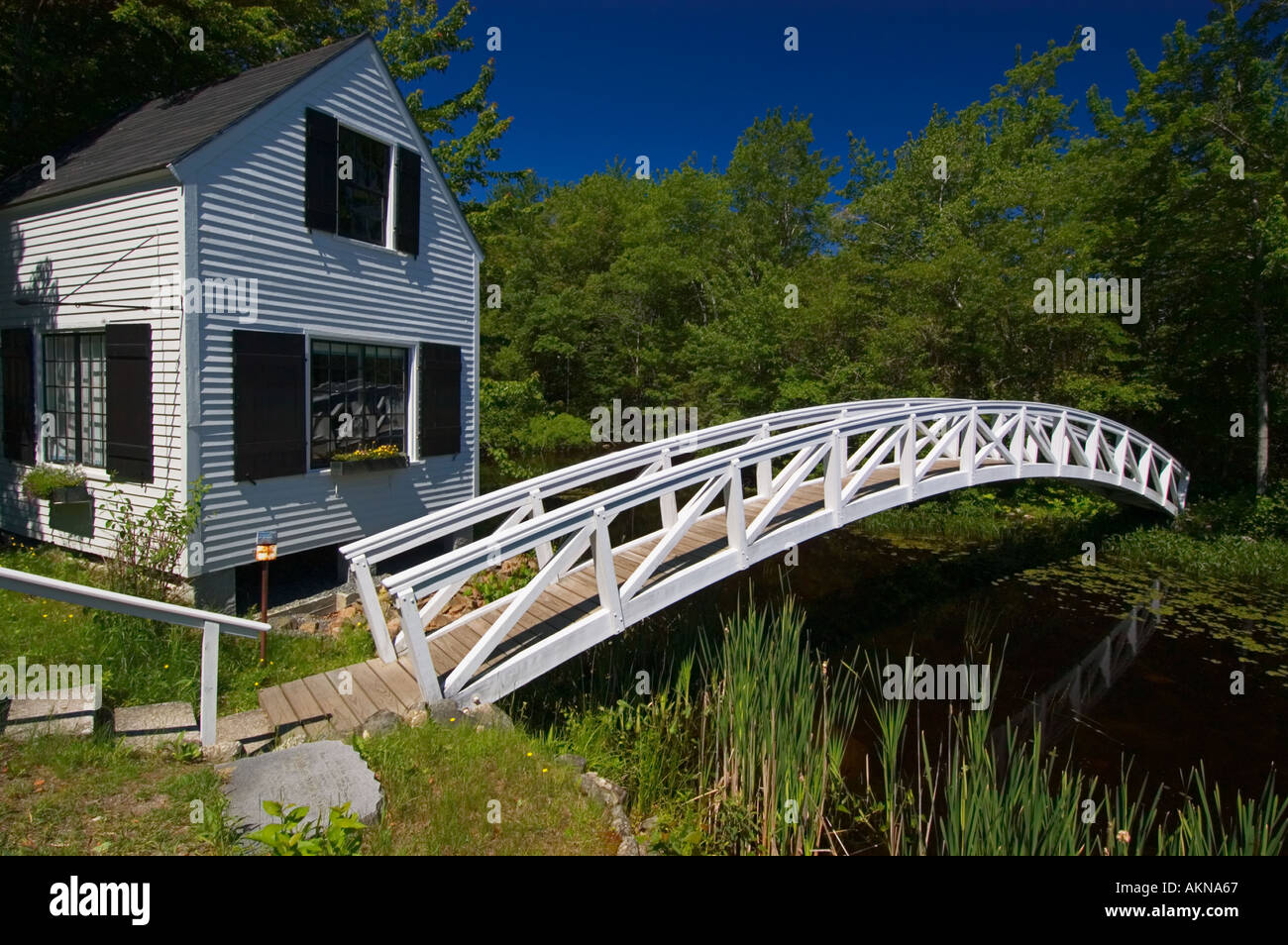 Somesville, Mount Desert Island, Maine, Vereinigte Staaten Stockfoto